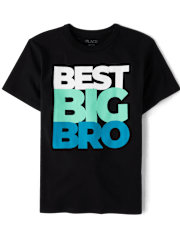 Boys Best Big Bro Graphic Tee