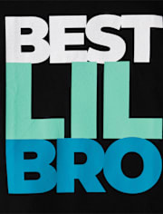 Boys Best Lil Bro Graphic Tee