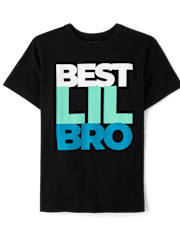Boys Best Lil Bro Graphic Tee