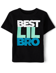 Baby And Toddler Boys Best Lil Bro Graphic Tee