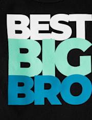 Baby And Toddler Boys Best Big Bro Graphic Tee