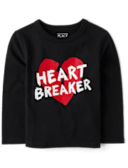 Baby And Toddler Boys Heartbreaker Graphic Tee