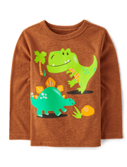 Baby And Toddler Boys Dino Graphic Tee