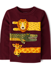 Baby And Toddler Boys Animal Graphic Tee