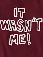 Baby And Toddler Boys It Wasn't Me Graphic Tee