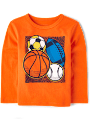 Baby And Niños pequeños Boys Sports Camisetas estampadas