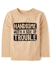 Baby And Toddler Boys Handsome Graphic Tee