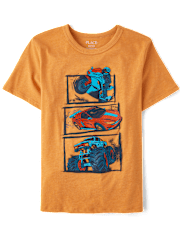 Boys Vehicle Graphic Tee