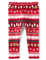 Baby And Toddler Girls Print Cozy Leggings