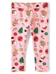 Baby And Toddler Girls Print Cozy Leggings