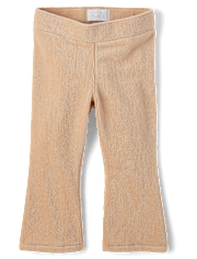 Baby And Toddler Girls Stretch Faux Corduroy Flare Pants