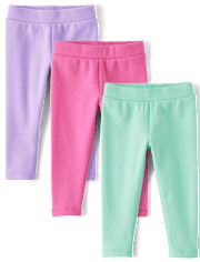 Toddler Girls Cozy Leggings 3-Pack