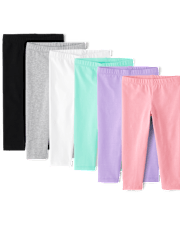 Toddler Girls Leggings 6-Pack