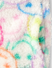 tout-petit, fille Imprimé Sherpa Zip Up Veste
