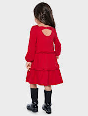 Bébé Et tout-petit, fille boucle au dos Tiered Robes