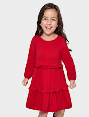 Bébé Et tout-petit, fille boucle au dos Tiered Robes