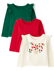 Bébé Et tout-petit, fille Joy Top 3-Pack