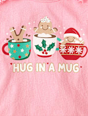 tout-petit, fille de Noël Ensemble de tenue 2 pièces Mug