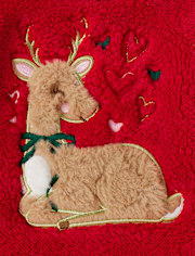 Toddler Girls Reindeer 2-Piece Outfit Set