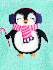 Toddler Girls Penguin 2-Piece Outfit Set