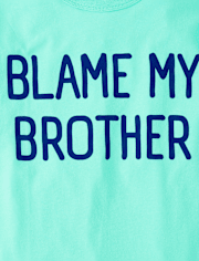 Boys Blame My Brother Graphic Tee