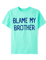Boys Blame My Brother Graphic Tee