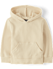 Baby And Toddler Boys Soft Chunky Thermal Hoodie