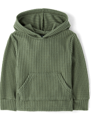 Baby And Toddler Boys Soft Chunky Thermal Hoodie
