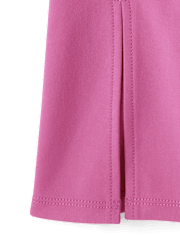 Girls Split Ponte Knit Flare Jeggings