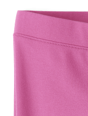 Girls Split Ponte Knit Flare Jeggings