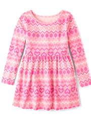 Girls Heart Fairisle Everyday Dress