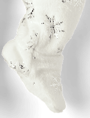 Baby And Toddler Girls Foil Snowflake Fleece Footed One Piece Pajamas