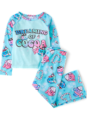 Girls Hot Cocoa Pajamas