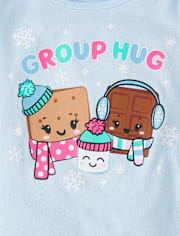 Girls S'mores Snug Fit Cotton Pajamas