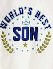 Boys World's Best Son Snug Fit Cotton Pajamas