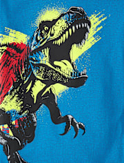 Boys Dino Snug Fit Cotton Pajamas