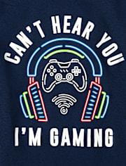 Boys Glow Gamer Snug Fit Cotton Pajamas