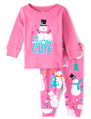 Bébé Et tout-petit, fille Pyjama en coton Snowman Snug Fit