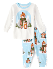 Baby And Todder Bear Snug Fit Cotton Pajamas