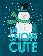 Baby And Toddler Boys Snowman Snug Fit Cotton Pajamas