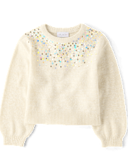 Girls Sequin Sweater