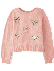 Fille Paillettes Boucle Chandails