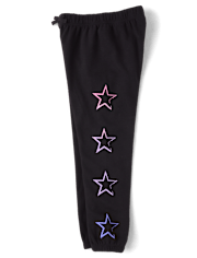 Girls Graphic Fleece Jogger Pants