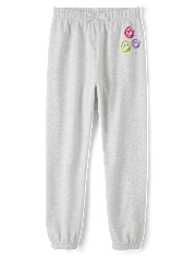 Pantalon de jogging fille imprimé molleton