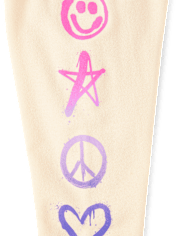 Pantalon de jogging fille imprimé molleton