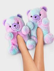 Girls Bear Slippers