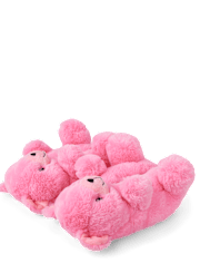 Girls Bear Slippers