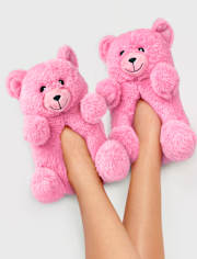 Girls Bear Slippers