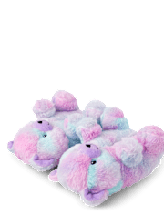 Toddler Girls Bear Slippers