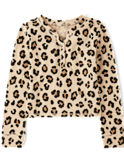 Haut Henley Fille Imprimé Isotherme